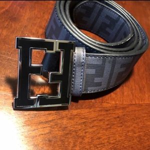 Black Fendi Belt Size 38